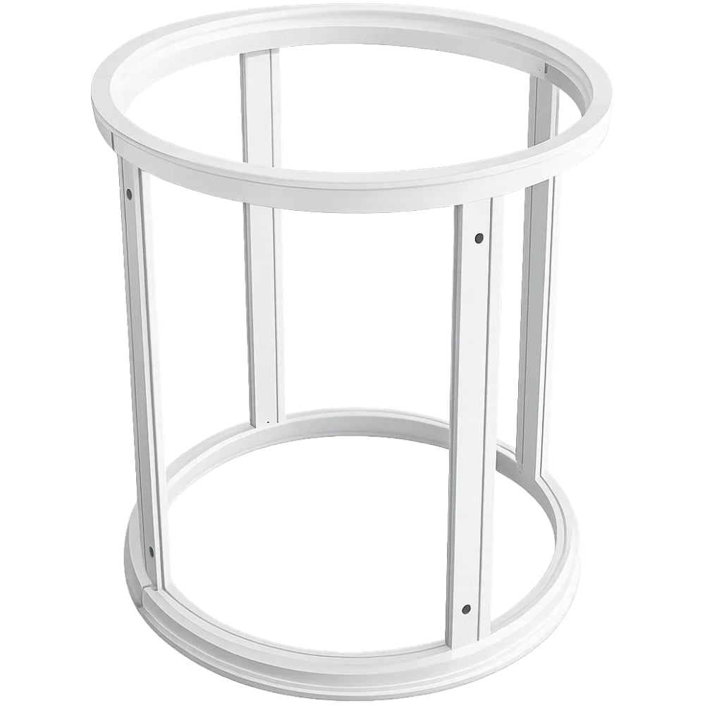 Round Plinth Frame - White - Green Loop Global