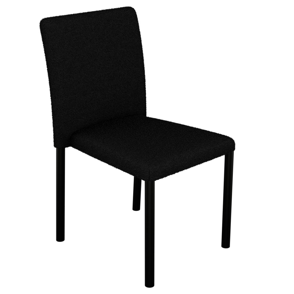 Solna chair white with natural wood legs
