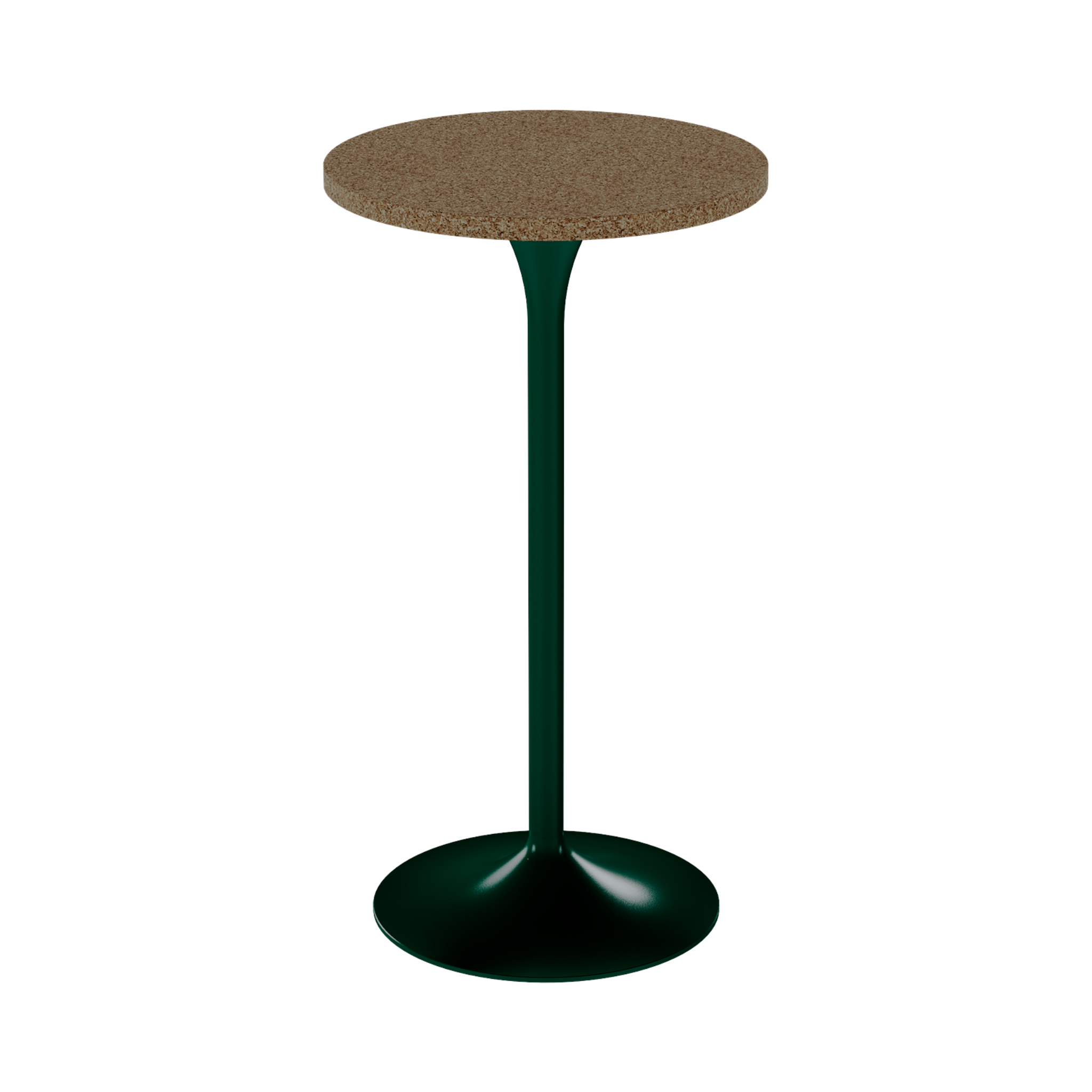 Alba Bar Table – 60cm Round – Green / Grano Natural