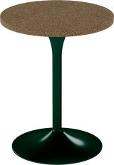Alba Cafe Table – 60cm Round – Green / Grano Natural