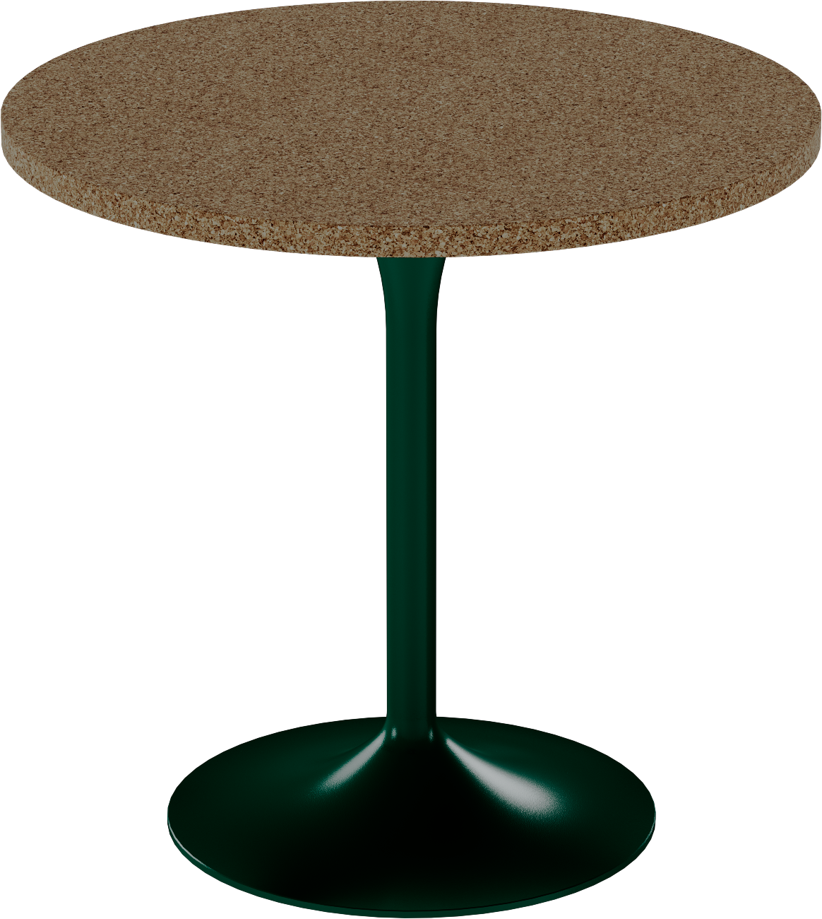 Alba Cafe Table – 80cm Round – Green / Grano Natural
