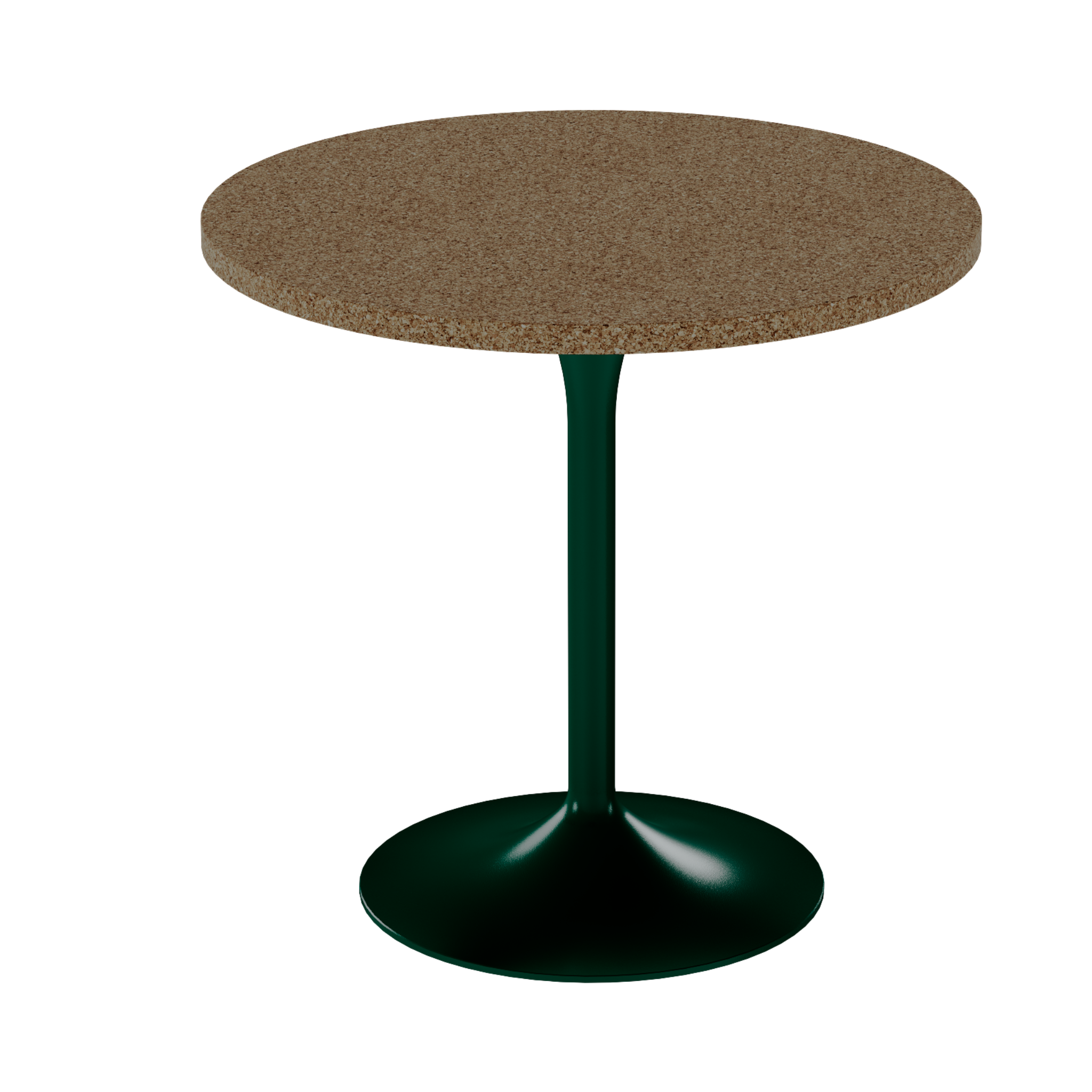Alba Cafe Table – 80cm Round – Green / Grano Natural