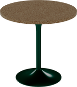 Alba Cafe Table – 80cm Round – Green / Grano Natural