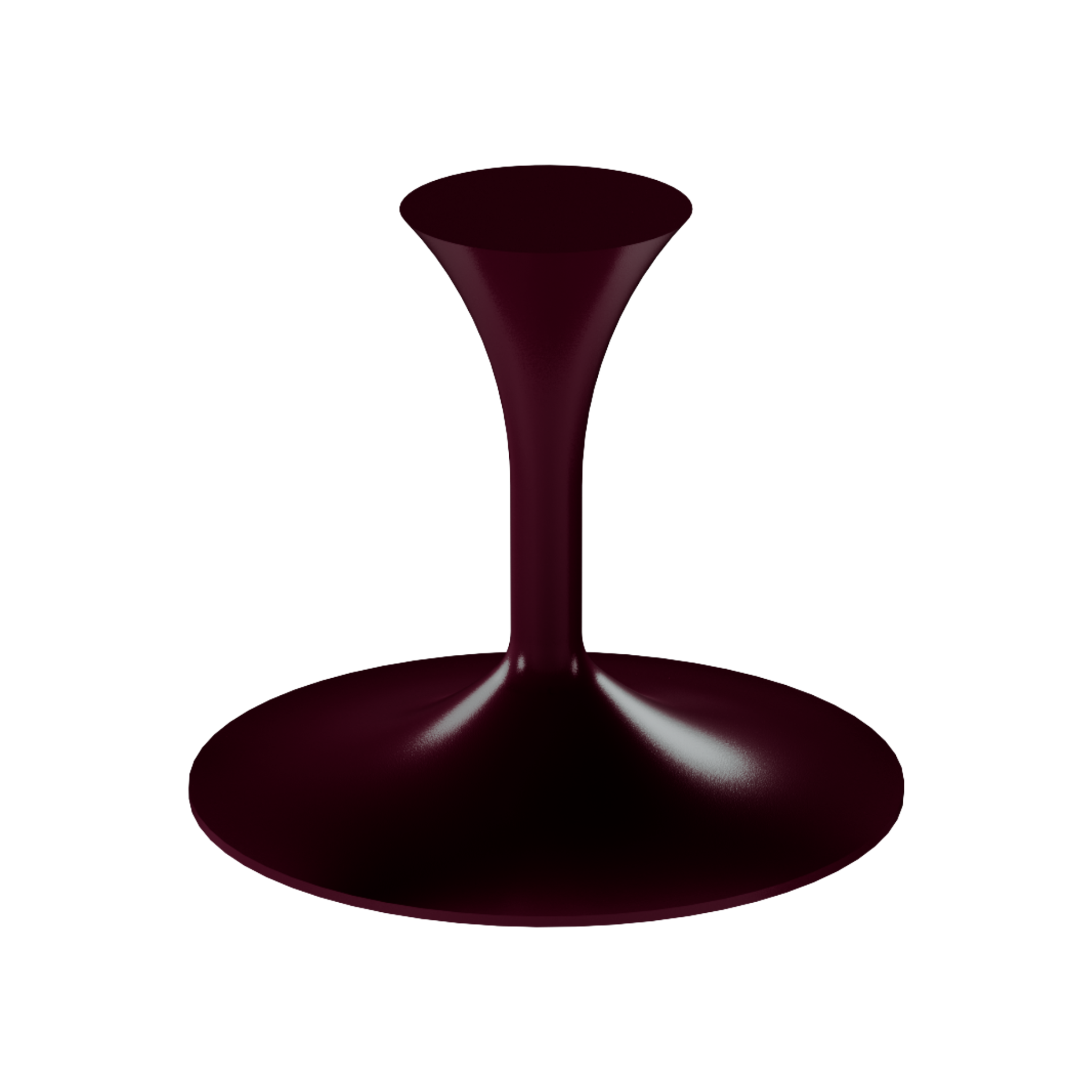 Alba Coffee Table Base – Burgundy