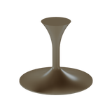 Alba Coffee Table Base – Taupe