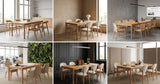 Aldo Dining Table in-situ scene - Green Loop Global
