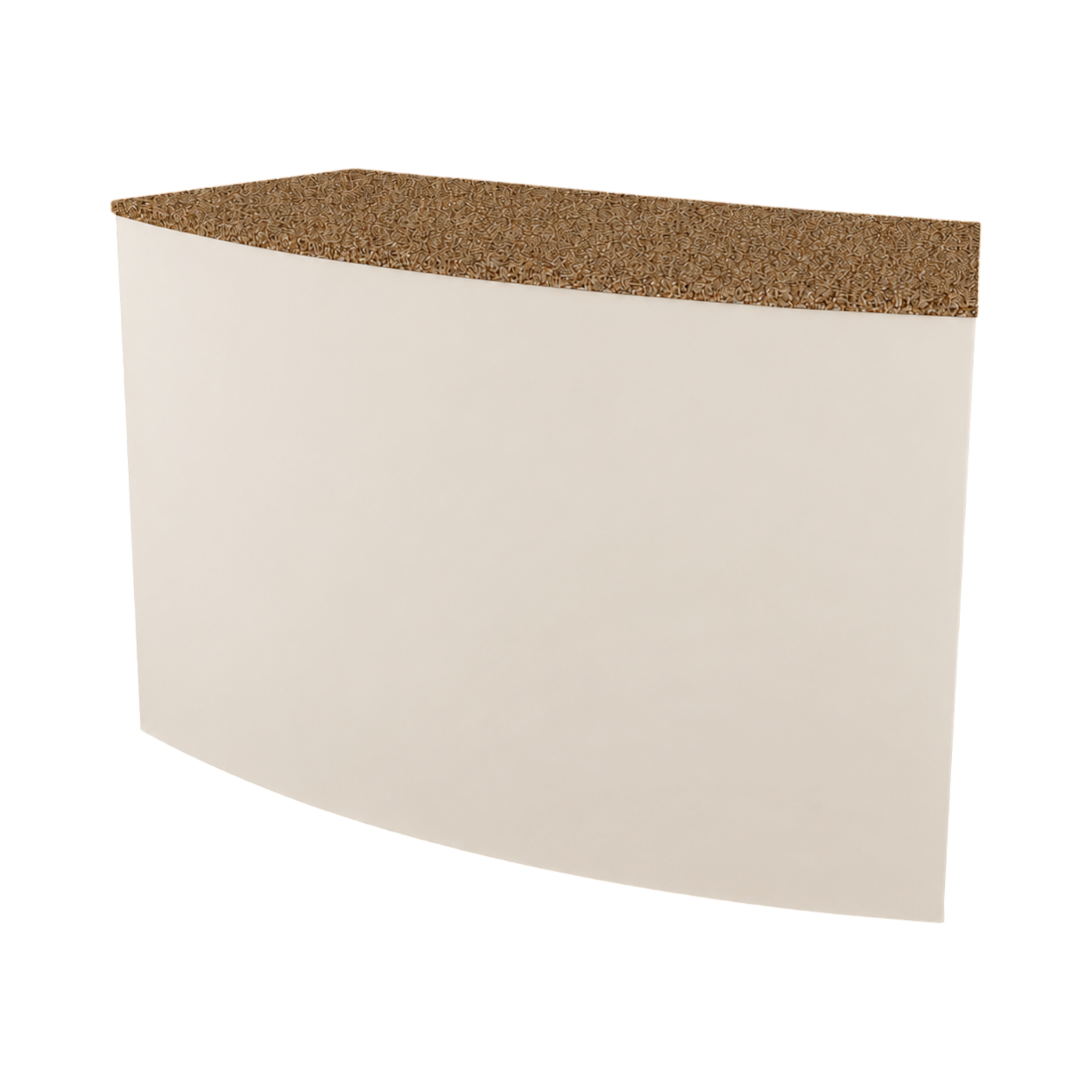 Arc Cabinet – Grano Natural / White