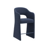 Arden Upholstered Barstool – Blue