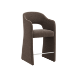 Arden Upholstered Barstool – Chocolate
