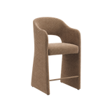 Arden Upholstered Barstool – Taupe
