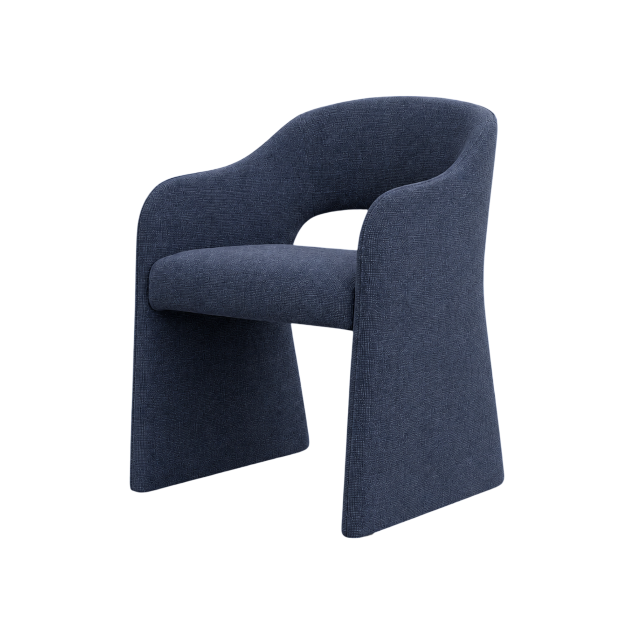 Arden Upholstered Dining Chair – Blue