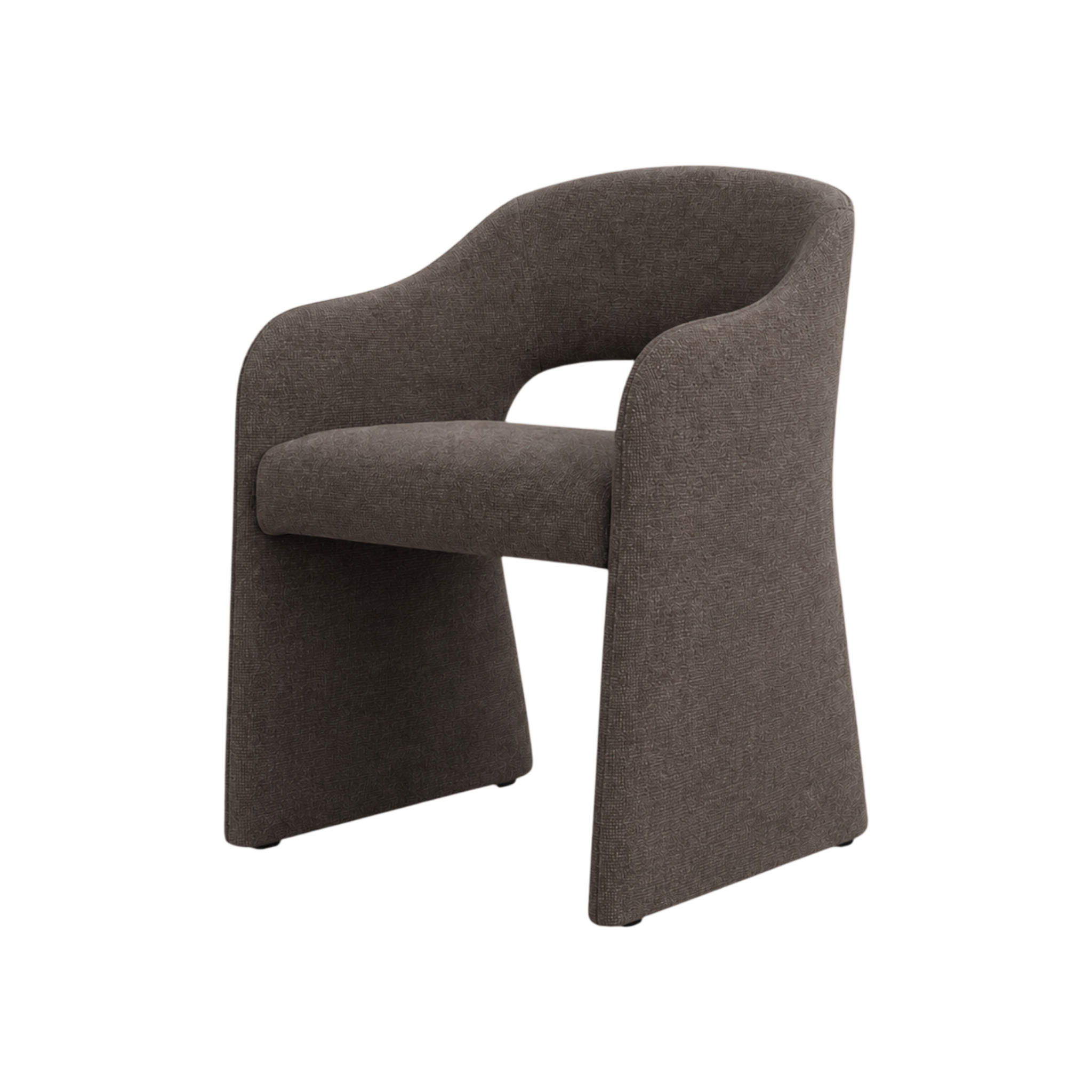 Arden Upholstered Dining Chair – Chocolate