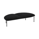 Arlo Half-Curve Two-Seat Bench - Green Loop Global furniture