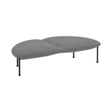 Arlo Half-Curve Two-Seat Bench – Grey
