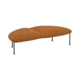 Arlo Half-Curve Two-Seat Bench – Orange