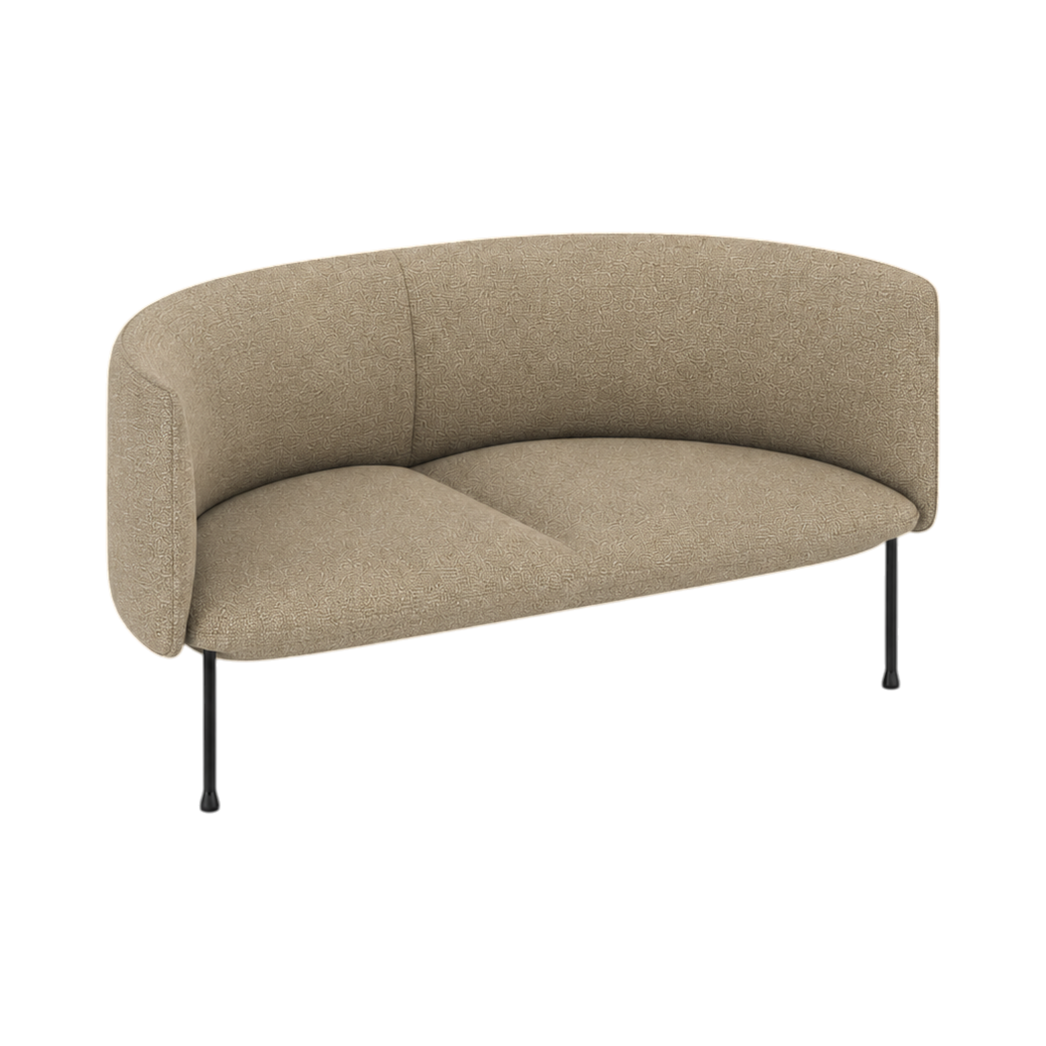 Arlo Half-Curve Two-Seat – Oat
