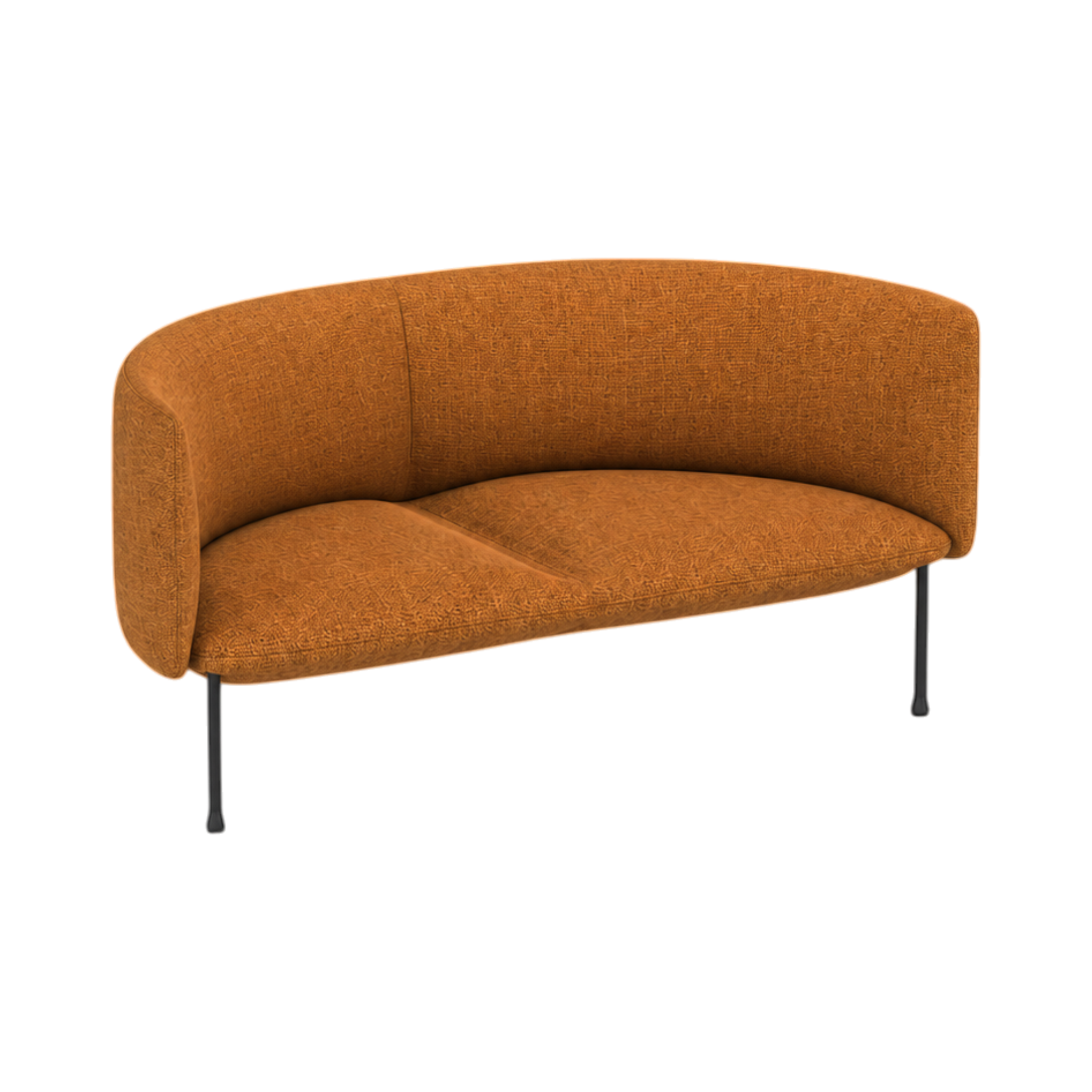 Arlo Half-Curve Two-Seat – Orange