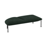 Arlo Left-Curve Two-Seat Bench – Green