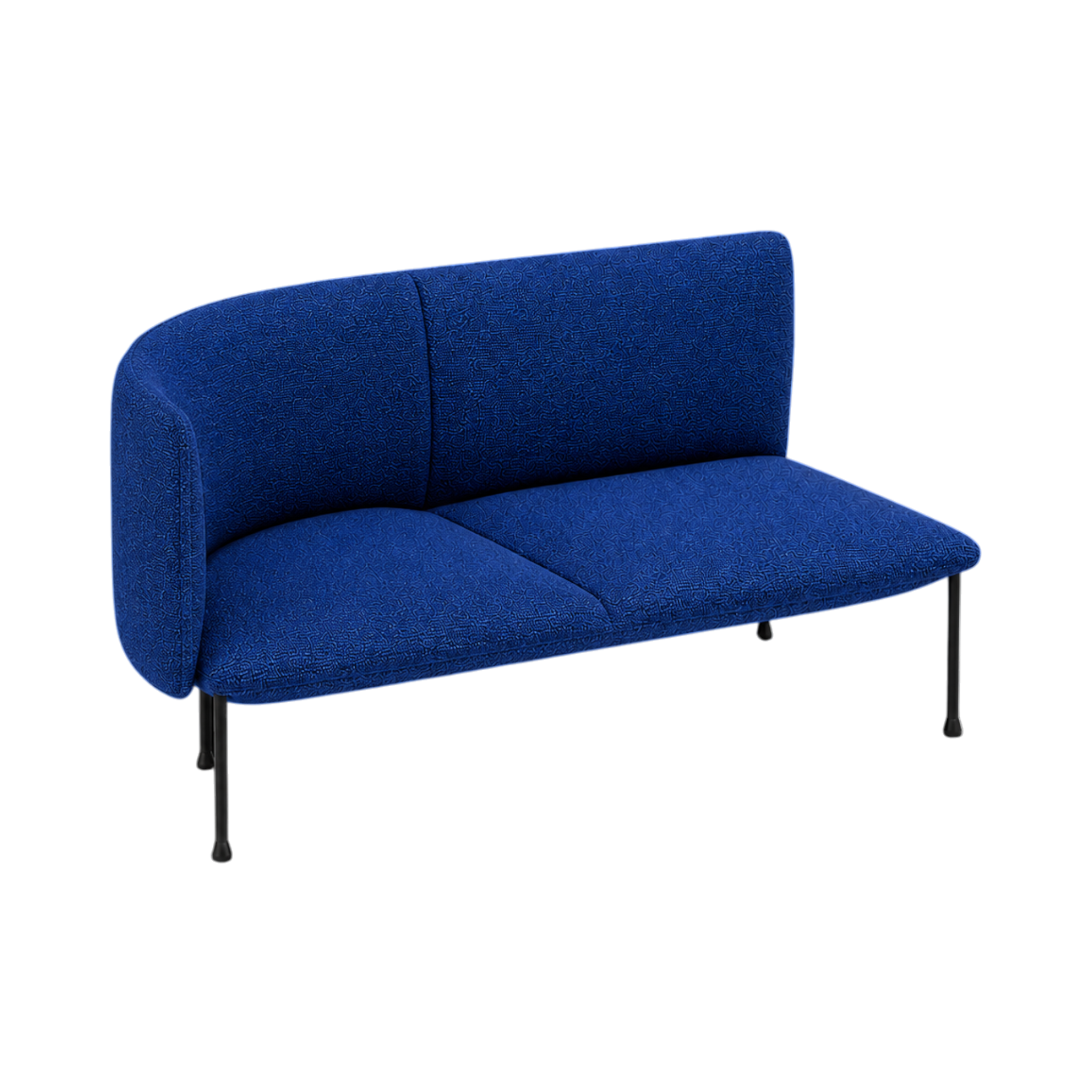 Arlo Left-Curve Two-Seat – Blue
