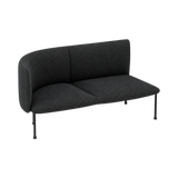Arlo Left-Curve Two-Seat – Charcoal