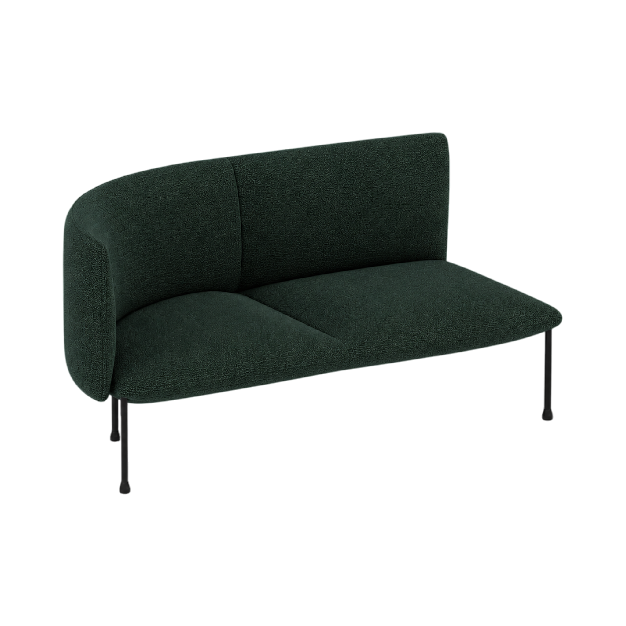 Arlo Left-Curve Two-Seat – Green