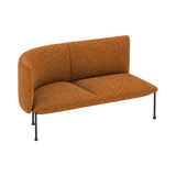 Arlo Left-Curve Two-Seat – Orange