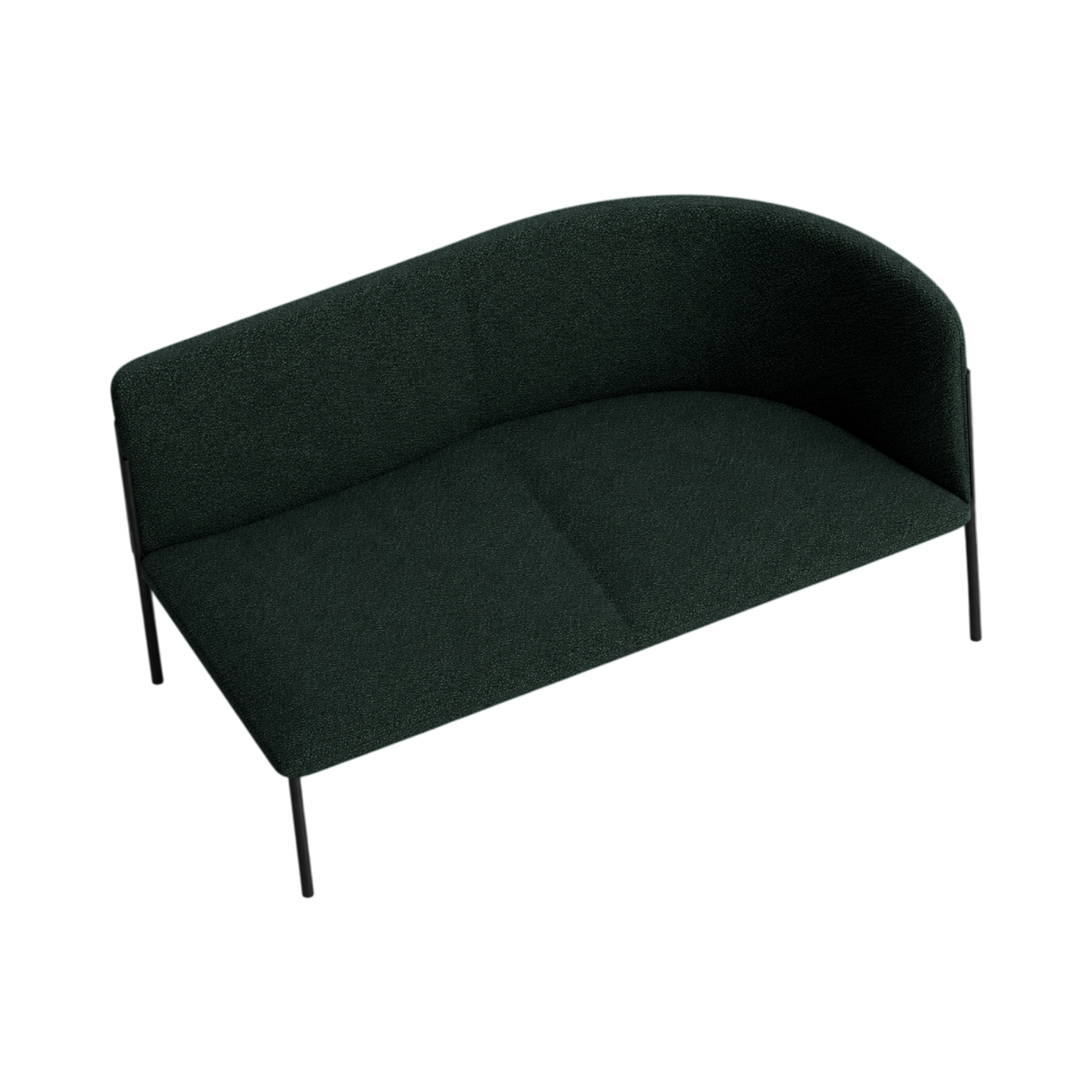 Arlo Right-Curve Two-Seat – Green