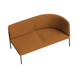 Arlo Right-Curve Two-Seat – Orange