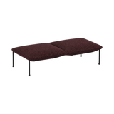 Arlo Straight Two-Seat Bench – Burgundy