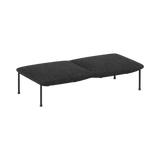 Arlo Straight Two-Seat Bench – Charcoal
