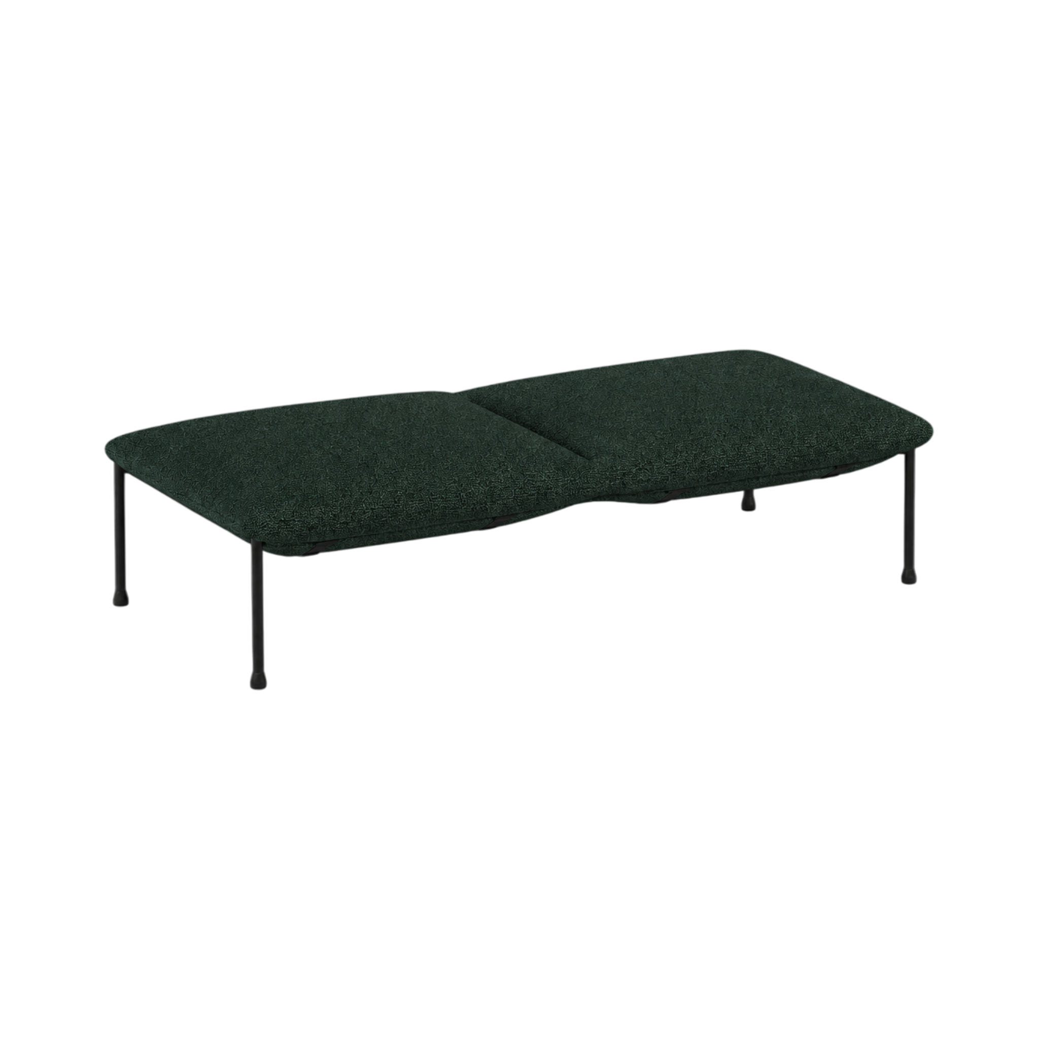 Arlo Straight Two-Seat Bench – Green