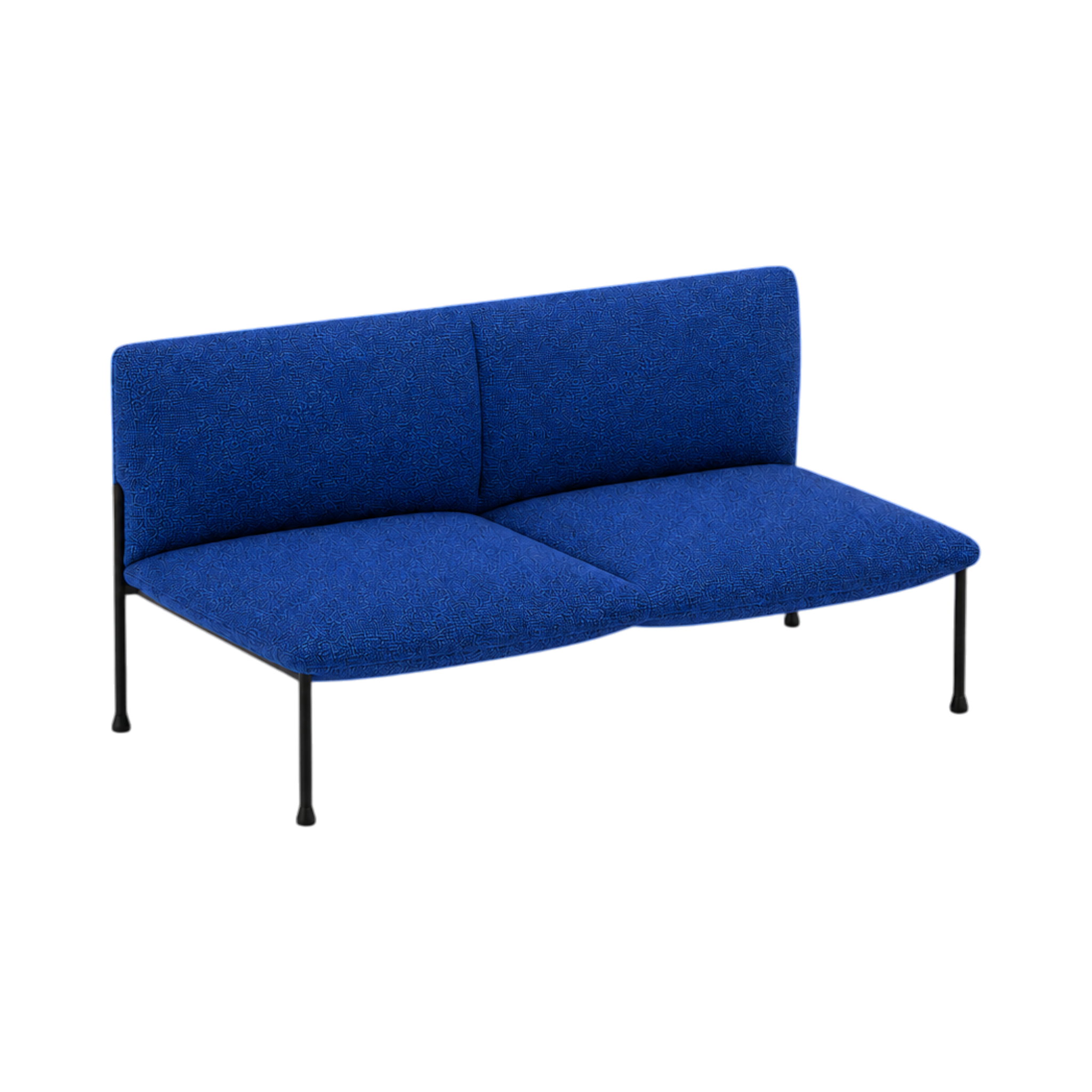 Arlo Straight Two-Seat – Blue