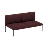 Arlo Straight Two-Seat – Burgundy