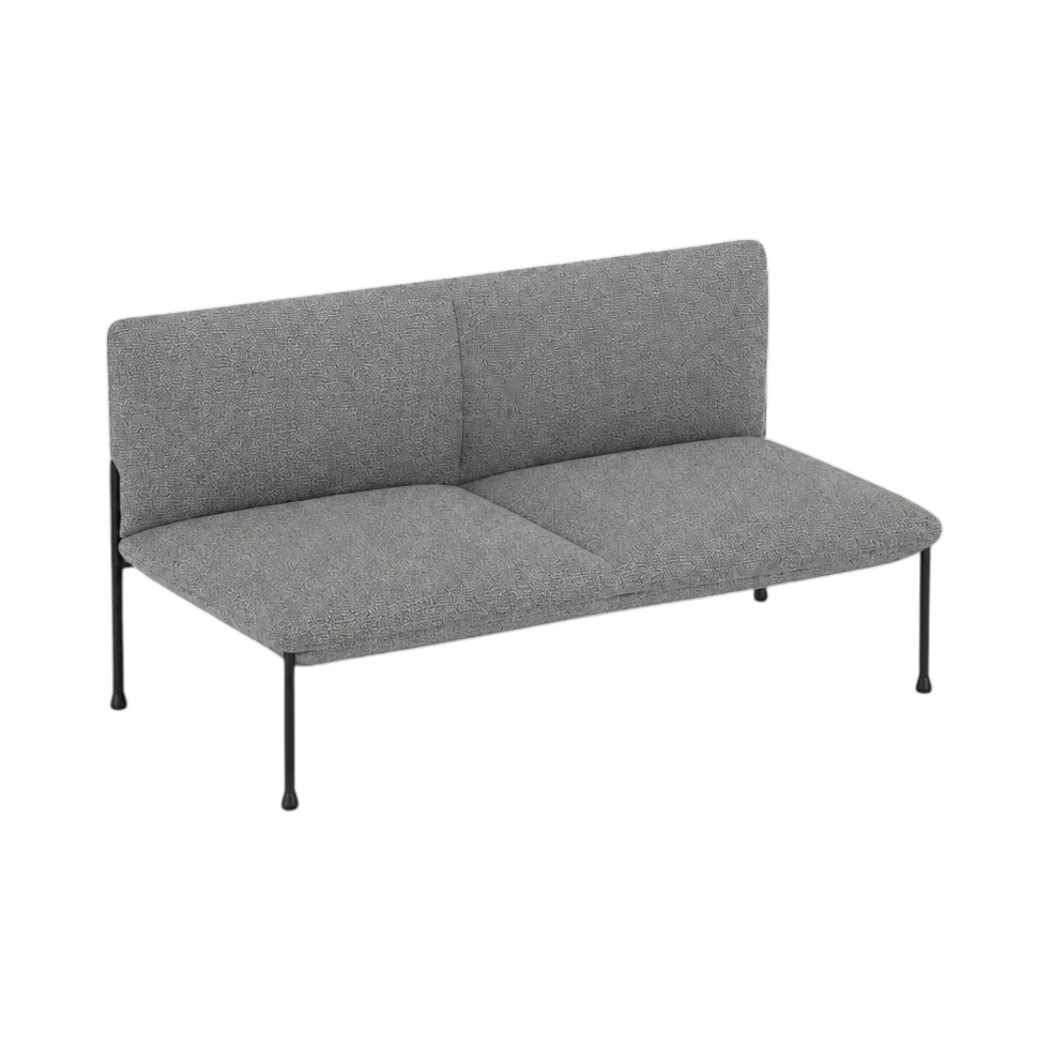 Arlo Straight Two-Seat – Grey