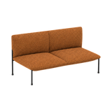Arlo Straight Two-Seat – Orange