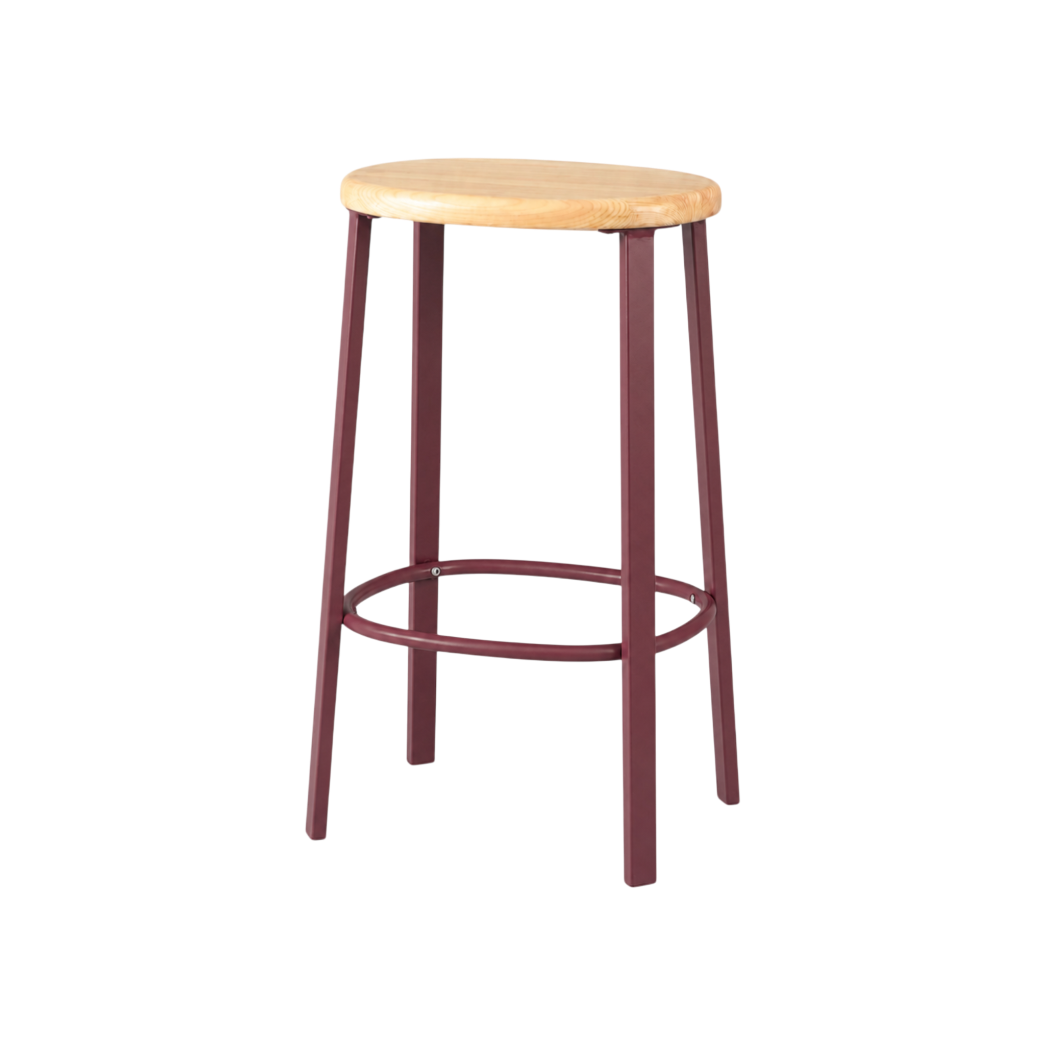 Ashton Barstool – Burgundy