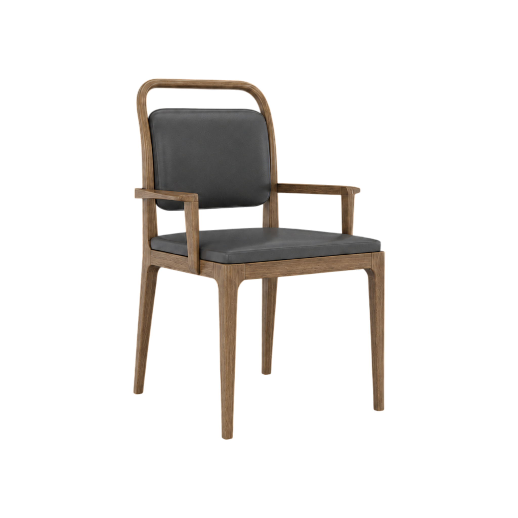 Bennett Dining Chair – Walnut Oak / Charcoal