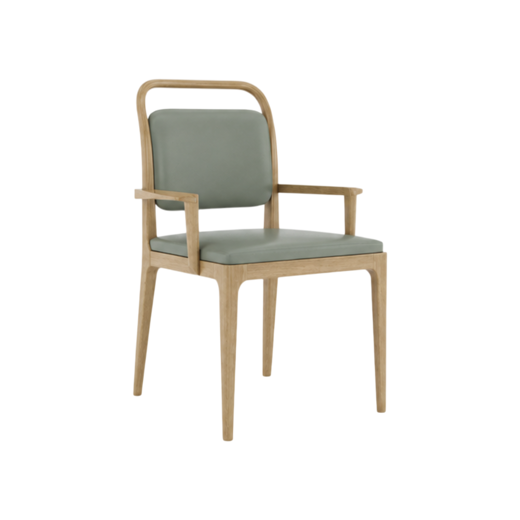 Bennett Dining Chair – Natural Oak / Sage