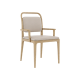 Bennett Dining Chair – Natural Oak / Taupe