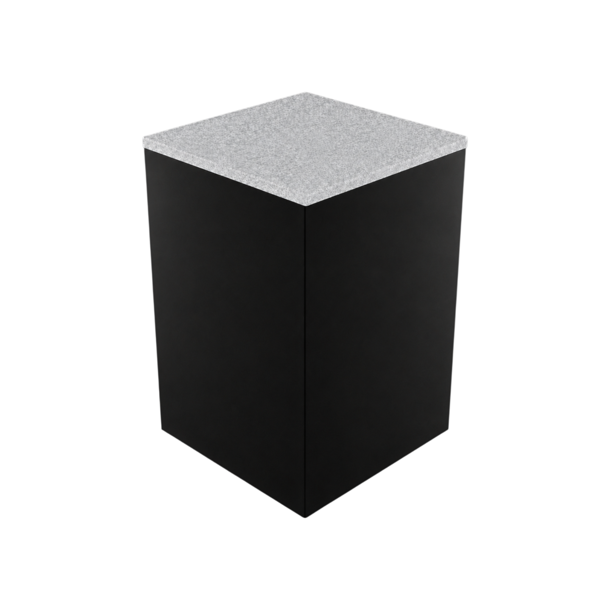 Box Plinth 400 – H500 – Black / Replene White