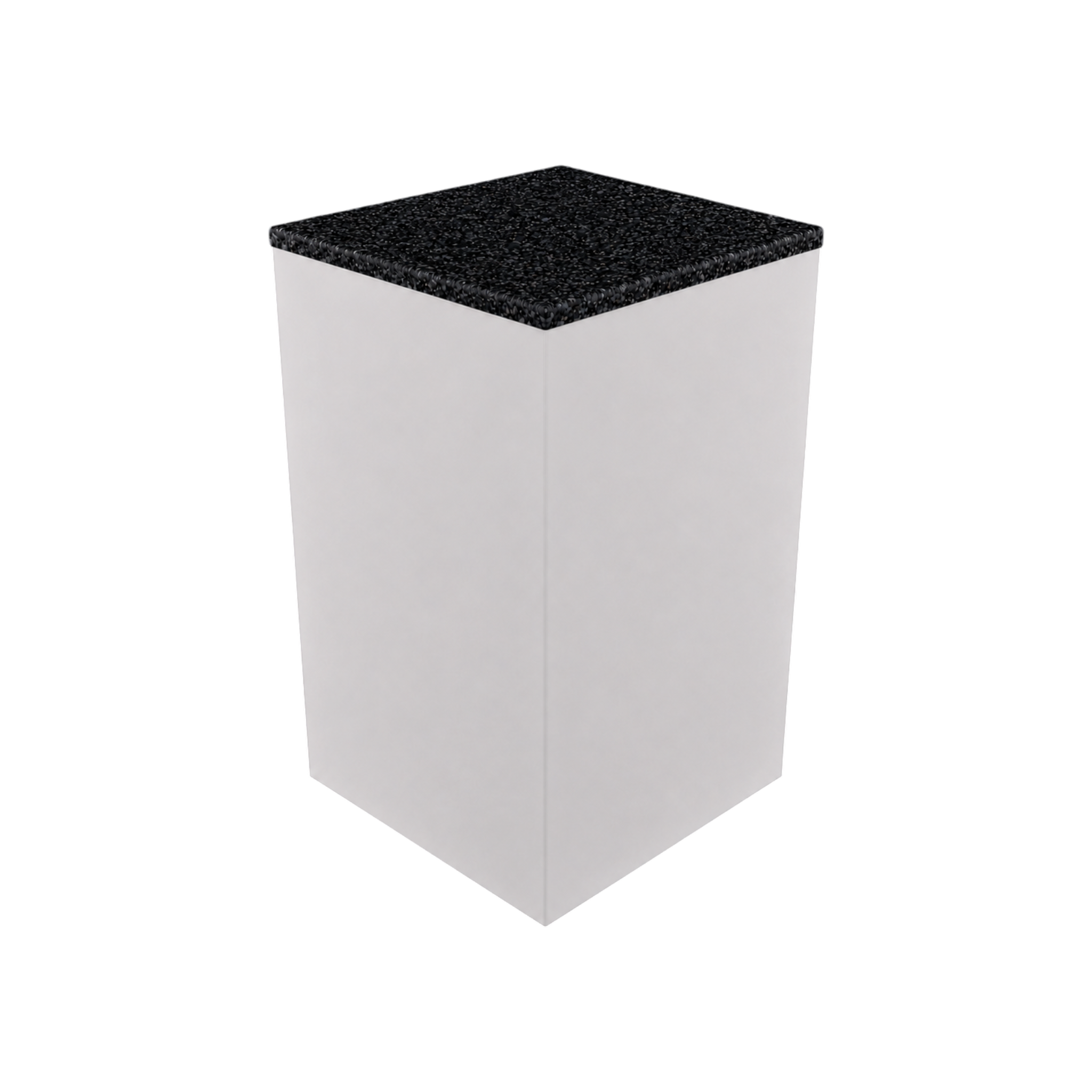 Box Plinth 400 – H500 – White / Replene Black