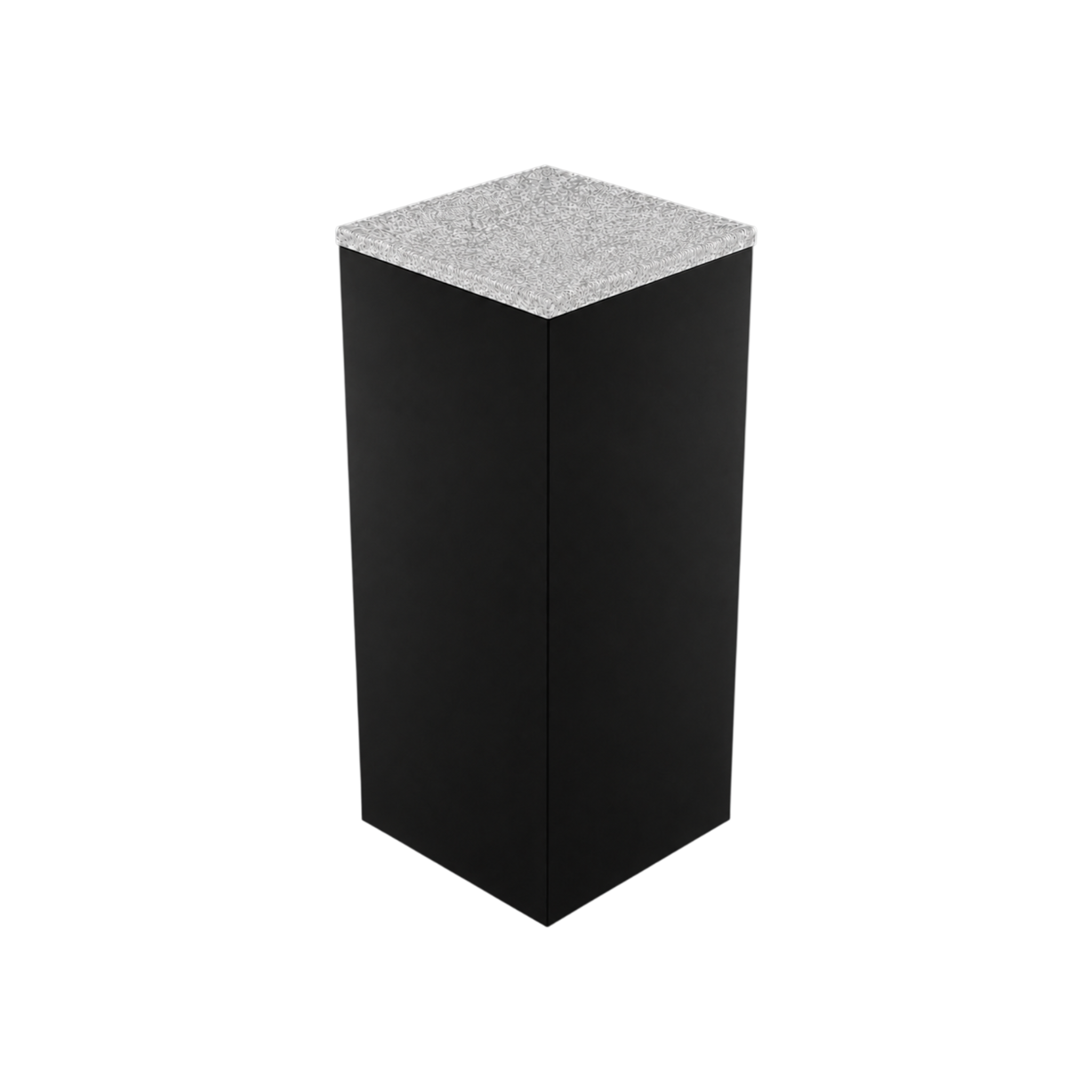 Box Plinth 400 – H750 – Black / Replene White