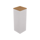 Box Plinth 400 – H750 – White / Grano Natural