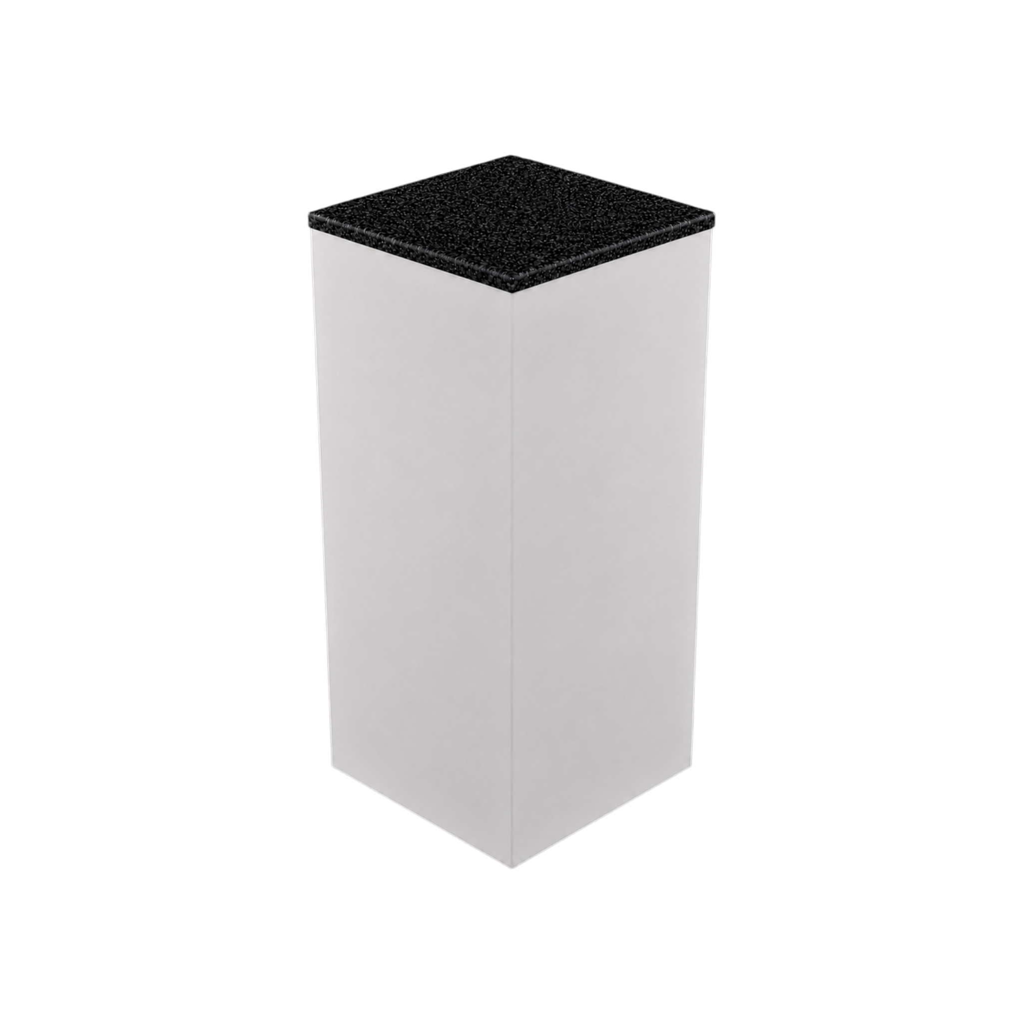 Box Plinth 400 – H750 – White / Replene Black