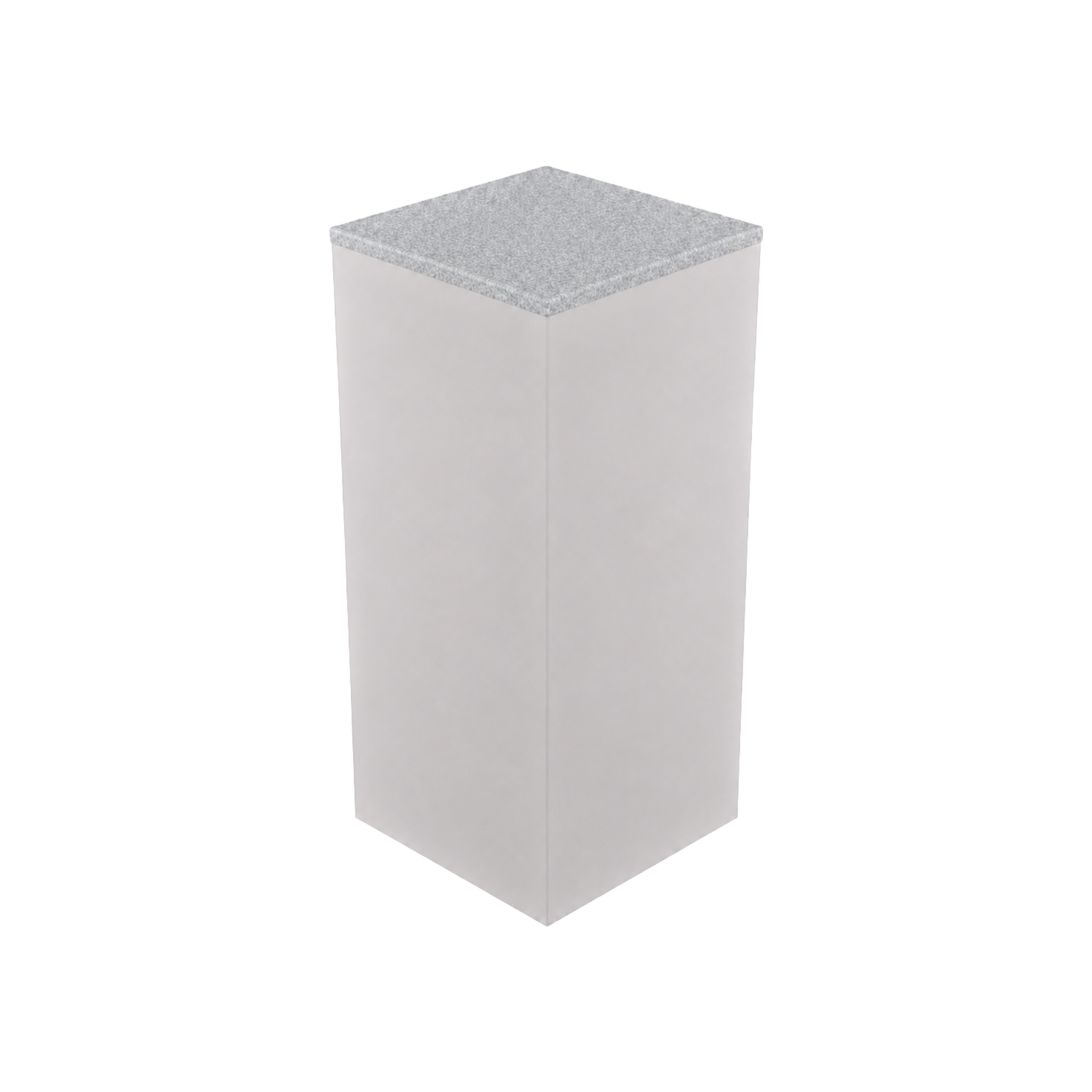 Box Plinth 400 – H750 – White / Replene White