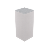 Box Plinth 400 – H750 – White / Replene White