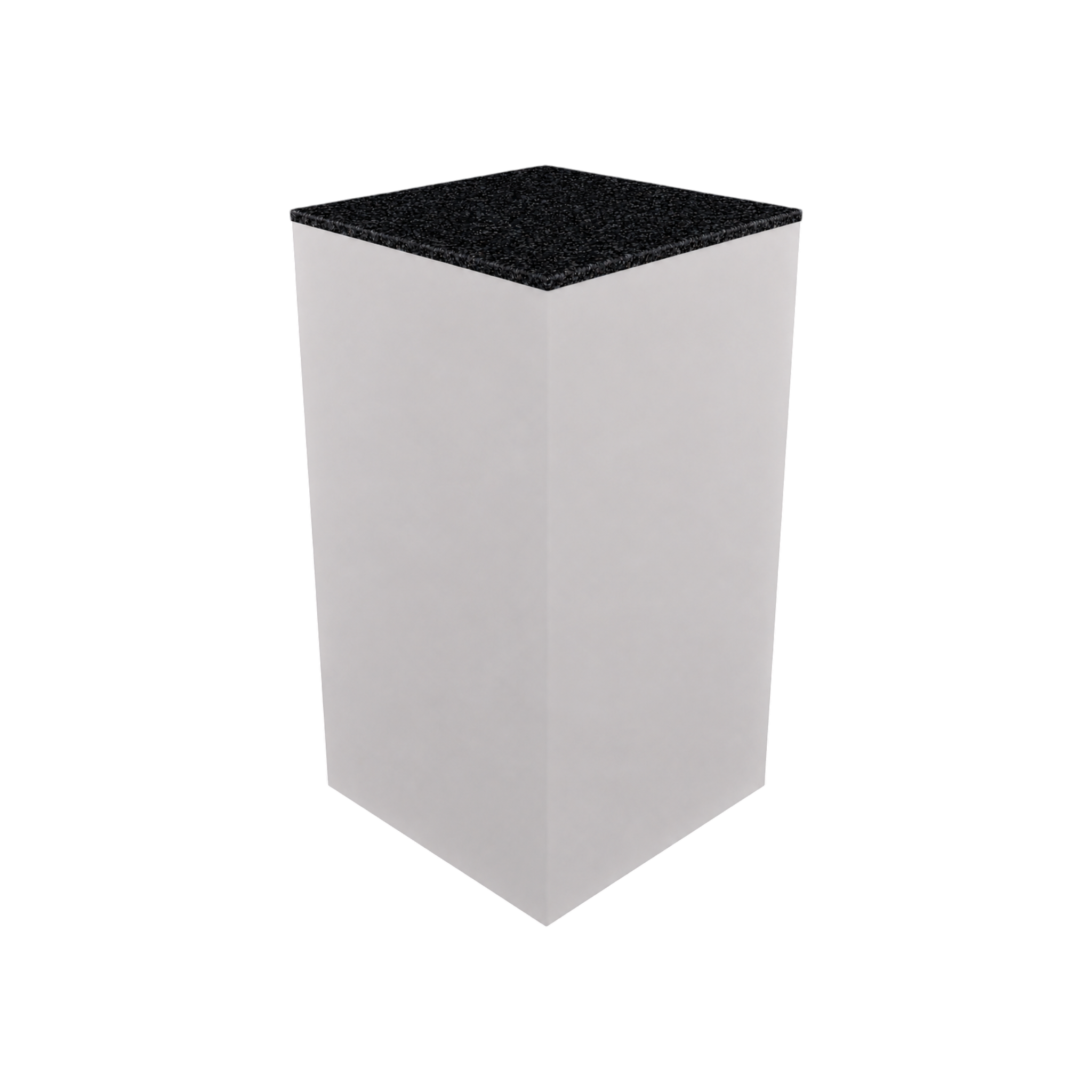 Box Plinth 600 – H1000 – White / Replene Black