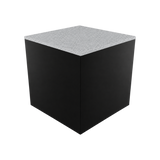 Box Plinth 600 – H500 – Black / Replene White