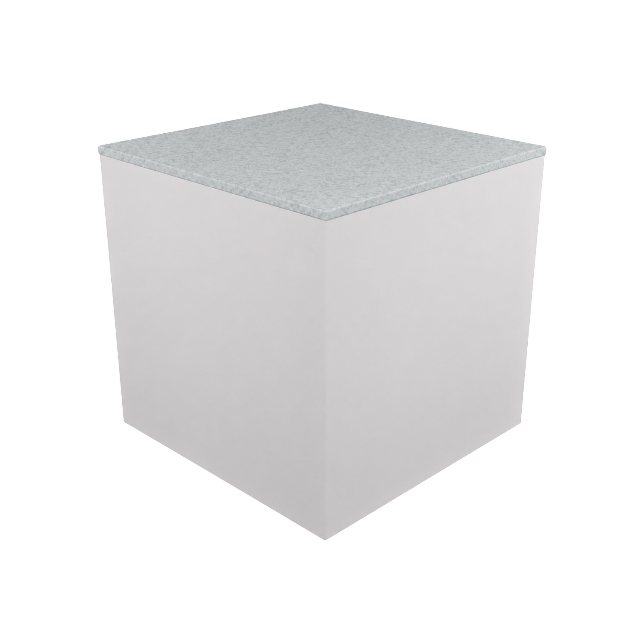 Box Plinth 600 – H500 – White / Replene White