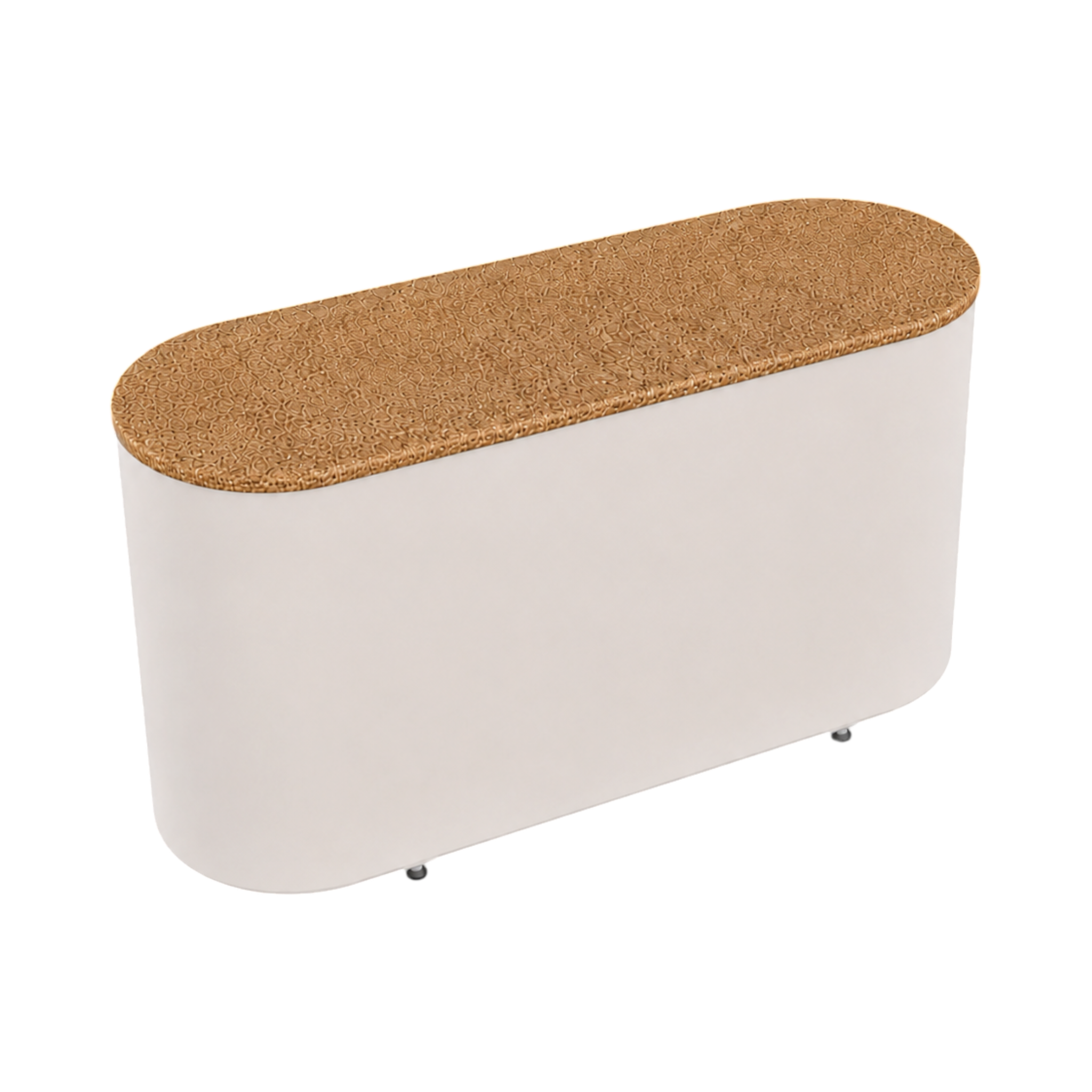 Capsule Cabinet – Grano Natural / White